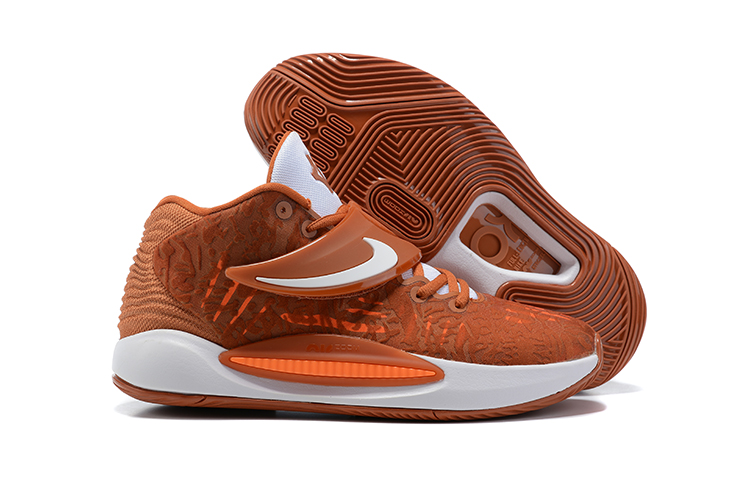 2021 Nike Kevin Durant 14 Brown White - Click Image to Close